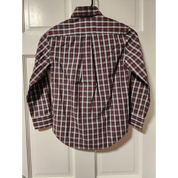 Lauren Ralph Lauren Big Boys Check Print Dress Plaid  Button Down Dress Shirt - Picture 4 of 10